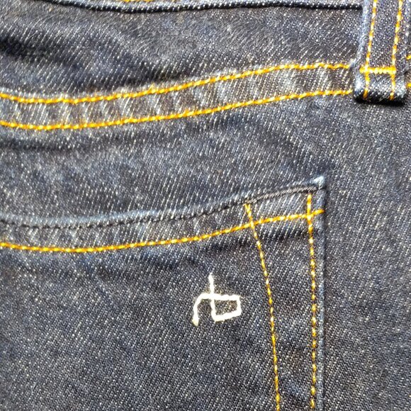 Rag & bone Fit 1 Extra Slim Indigo Rinse Selvedge Men's SIZE 33 - Picture 6 of 7
